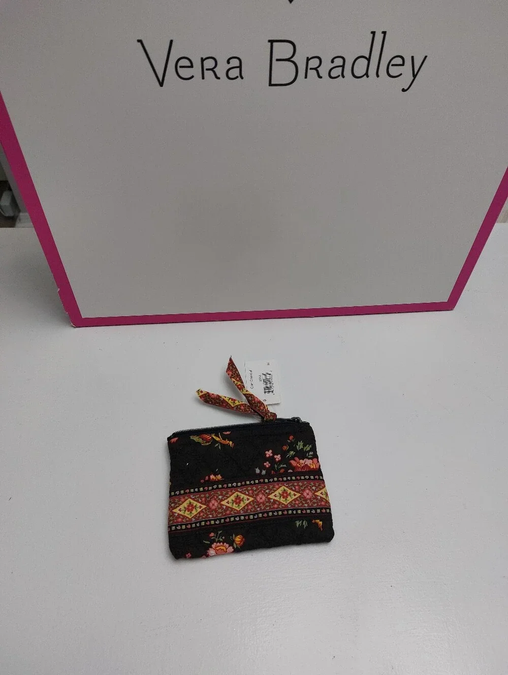 Vera Bradley Vintage Coin Purse Chocolate NWT
